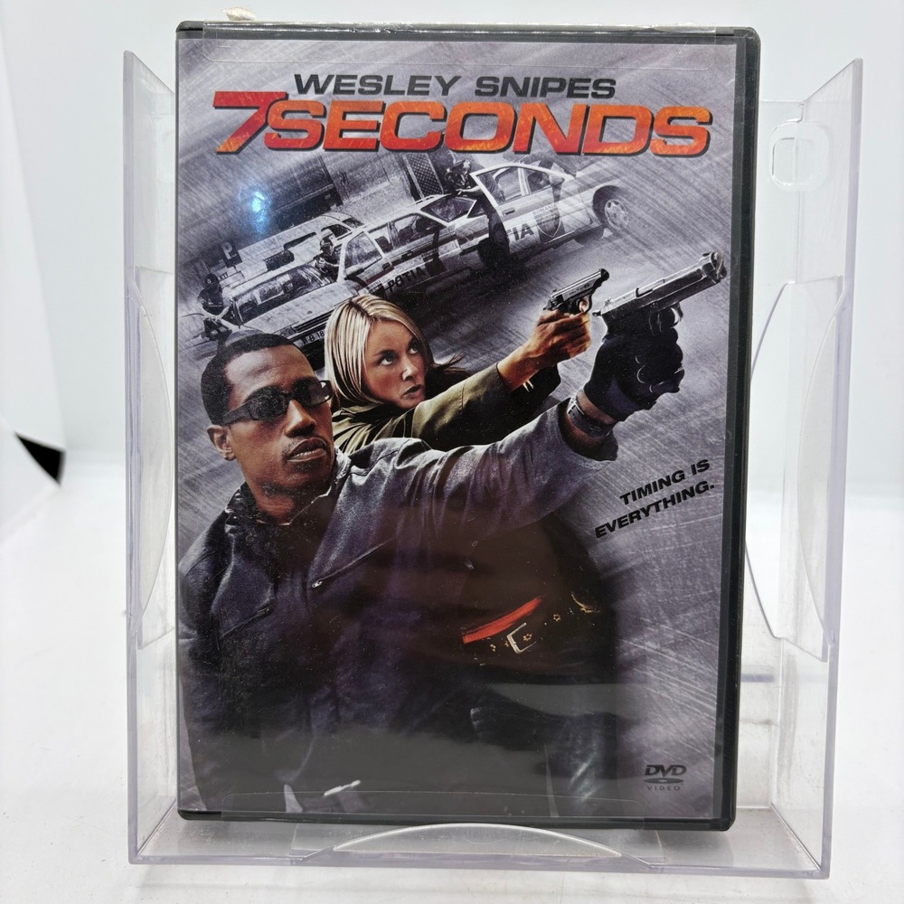 7 Seconds DVD Wesley Snipes Action Crime Thriller 2005 Sony Pictures Heist Movie